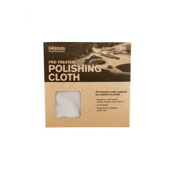 D'Addario Pre-Treated Napped Cotton Polishing Cloth (PWPC1)
