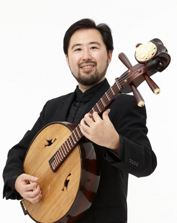 阮樂手肖像 Ruan player portrait